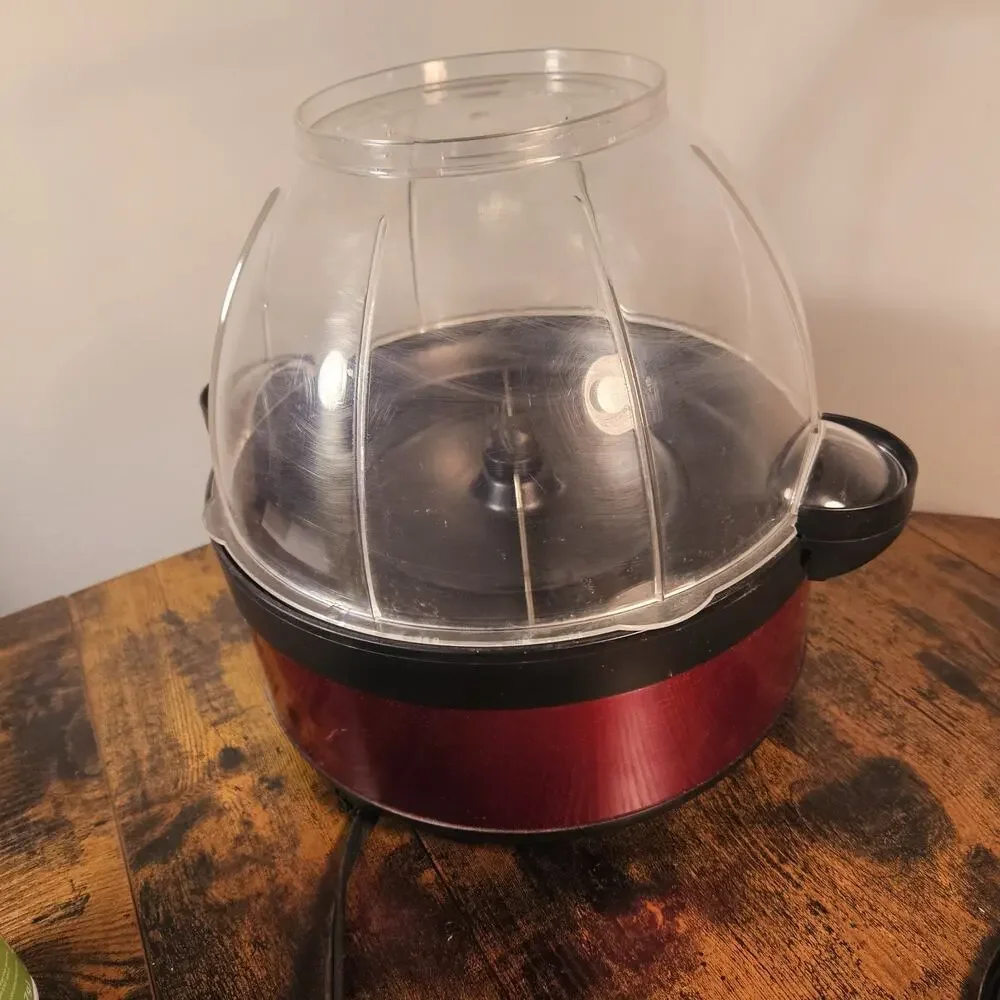 Waring Pro WPM10 Professional Popcorn Maker Machine 20 Cups Red Black Tested